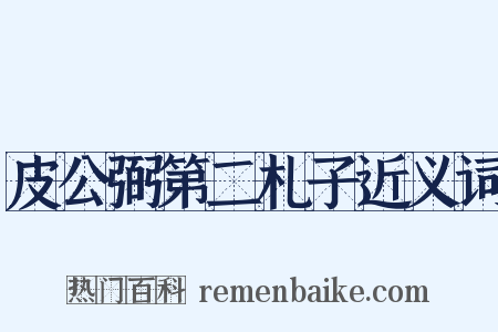 皮公弼第二札子近义词是什么意思的图片